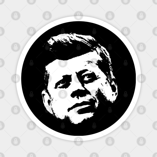 John F Kenndy - JFK Magnet by Historia